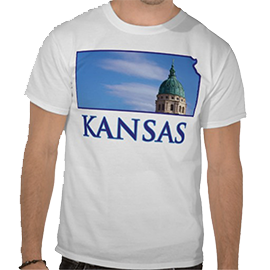 Kansas State Capitol in Topeka T-Shirt