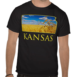 Wheat Field in Kansas T-Shirt